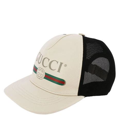 gucci white hat mens